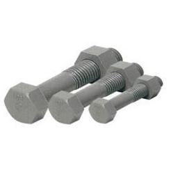 BOLT HEX HD 4.6 GAL M08 X 30MM B/N ASSY ( XL THREAD 26MM)